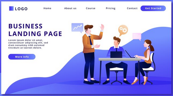 langing page design in dubai